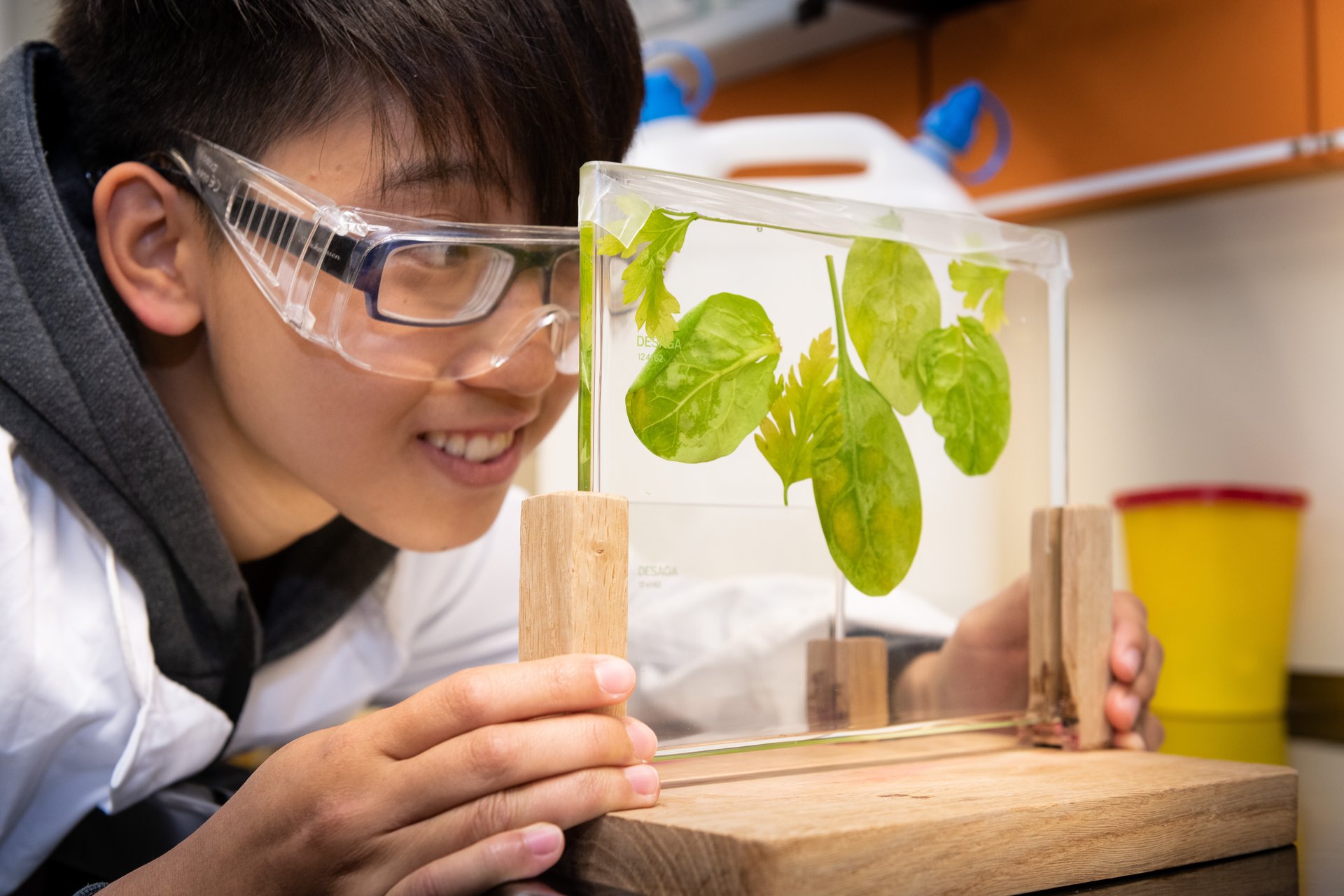 Student im BioMed-Lab